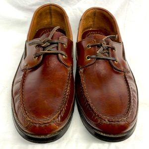 Saddlebred handcrafted made in Brazil leather loafers men sz 11.5M